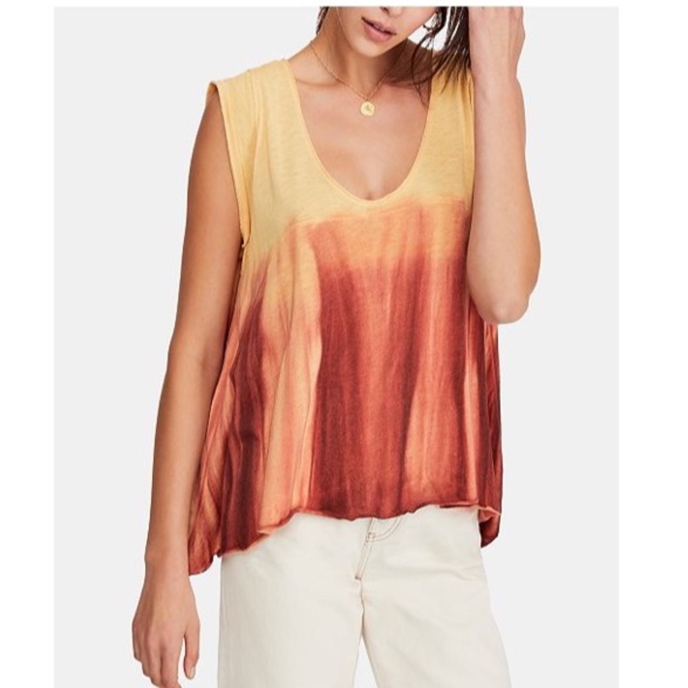 NWT Free People Paradise Ombré Top